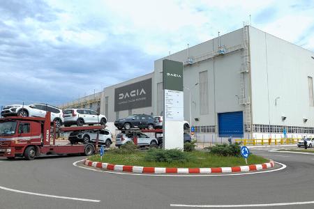 Dacia RumŠnien - Hauptquartier in Bukarest und Werk in Mioveni/Pitesti 