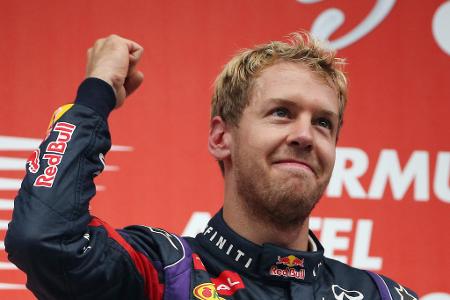 Platz 3: Sebastian Vettel - 53 Siege