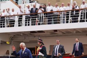Yacht-Besuch: König Charles feiert in Schottland Britannia-Jubiläum