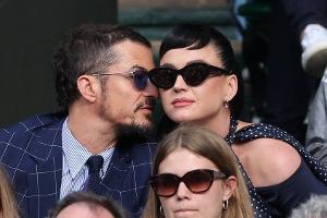 Orlando Bloom und Katy Perry zeigen sich verliebt in Wimbledon