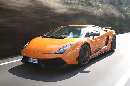 Lamborghini Gallardo LP 570-4 Superleggera - Fahrtaufnahme Frontansicht
