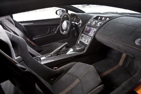 Innenraum des Lamborghini Gallardo LP 570-4 Superleggera Innenraum