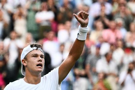 Wimbledon: Auch Rune im Viertelfinale