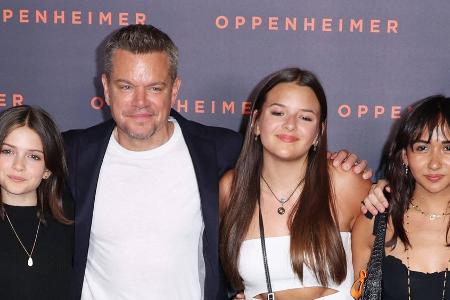 Matt Damon: Seltener Red-Carpet-Auftritt mit seinen Töchtern