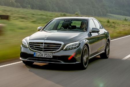 Mercedes C200 Limousine selenite grey (2018)