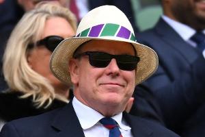 Fürst Albert II. ohne Charlène in Wimbledon gesichtet