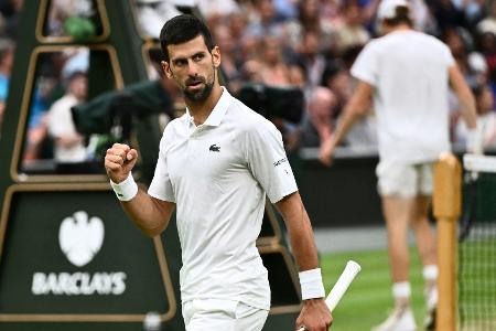 Wimbledon: Djokovic zieht ins Finale ein