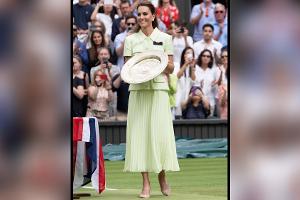 Prinzessin Kate überreicht Trophäen in Wimbledon