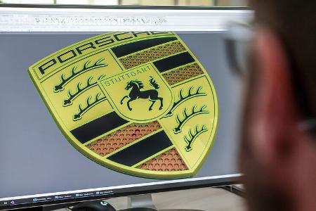 Neues Porsche Wappen Logo Emblem 2023