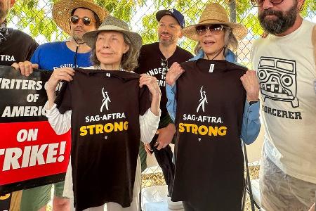 Jane Fonda und Lily Tomlin schließen sich Schauspiel-Streik an
