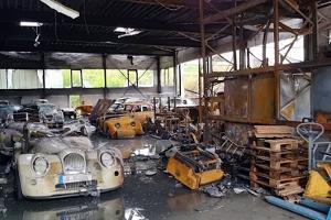 Brand Oldtimer Halle Lauffen