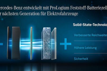 Mercedes Prologium Feststoff-Akku Festkörper-Batterie Entwicklungspartnerschaft