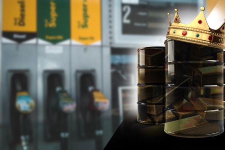 Benzin Sprit Preis Öl Teuer Barrell Tanken Zapfsäule Collage