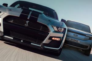 Ford Mustang Explorer Collage Verbrenner Elektro Absatz