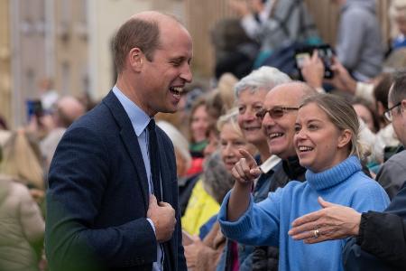 Der Umwelt zuliebe: Prinz William verkauft vegane Burger in London