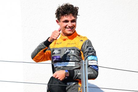 Lando Norris (McLaren/69 Punkte) - Note 1,5 - Der junge Brite knüpft nahtlos an seine starken Leistungen aus der Vorsaison an. Punktete auch vor McLarens Aufschwung konstant. Seit dem Upgrade am MCL60 voll auf Touren, raste beim Heimspiel in Silverstone und in Budapest zweimal hinter Dominator Max Verstappen auf Rang 2.
