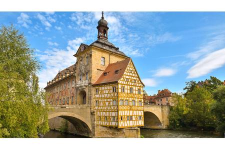 Oberfranken Reise Bamberg Rathaus f