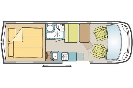 Hannes Camper grosser Camper Grundriss f