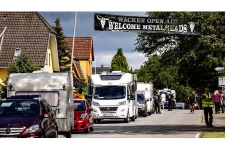 Wohnmobil, Wacken, Wohnwagen, Anreise, Straße