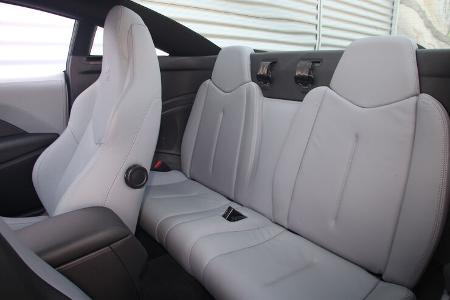 Peugeot RCZ, Rücksitz