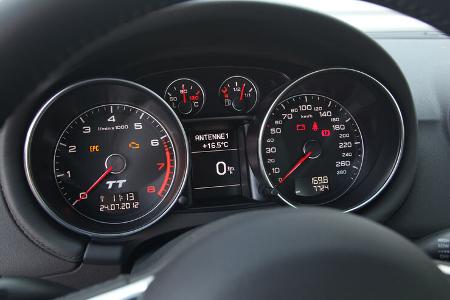 Audi TT, Rundinstrumente, Tacho