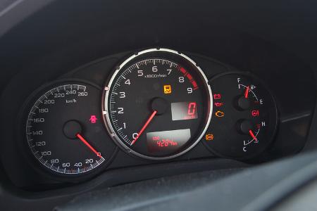 Subaru BRZ, Rundelemente, Tacho