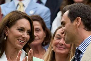 Roger Federer schwärmt von Prinzessin Kate: "Hat so viel Spaß gemacht"