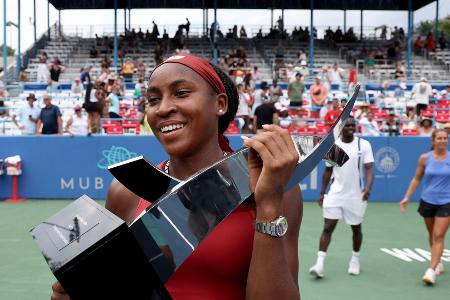 Tennis: Gauff und Evans holen Titel in Washington