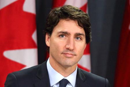 Auch Kanadas Premier Justin Trudeau ist im 