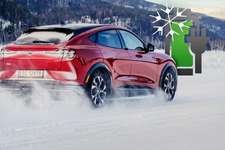 Ford Mustang Mache-e Winter Akku Laden Kälte