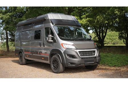 Frontansicht, außen, Campervan, Hochdach