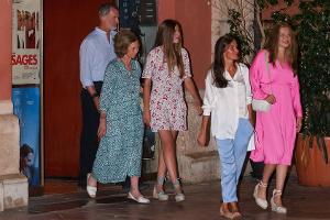 Familienausflug in "Barbie": Einzig Prinzessin Leonor setzt auf Pink