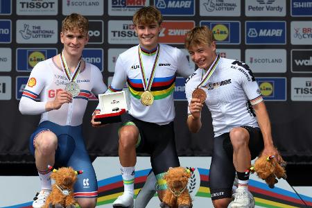 Leidert holt WM-Bronze im Junioren-Zeitfahren