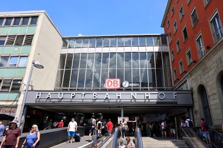 Eingang Münchner Hauptbahnhof