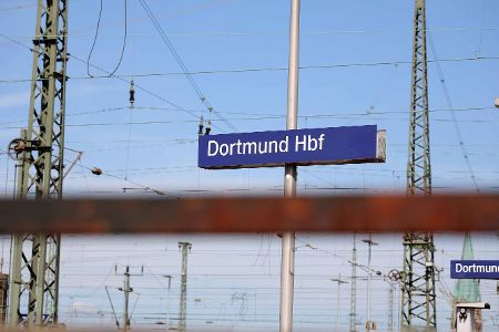 Schild Dortmunder Hauptbahnhof