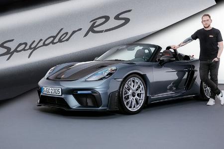 SPERRFRIST 10.05.23 00:01 Uhr Porsche 718 Spyder RS Neuvorstellung