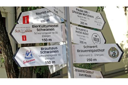 Oberschwäbischen Barockstraße - Schild