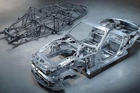 Mercedes SL Rohbau-Chassis