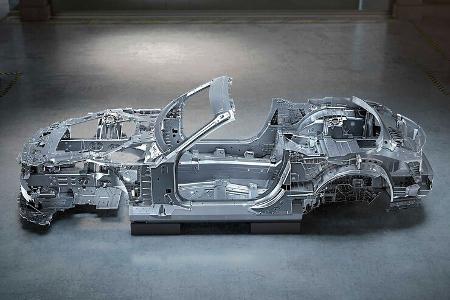 Mercedes SL Rohbau-Chassis