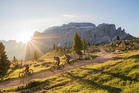 Mountainbiken in den Dolomiten: Diese Touren sind legendär