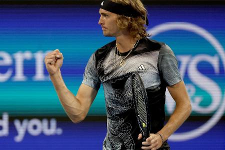 Zverev stürmt ins Halbfinale - jetzt wartet Djokovic