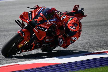 MotoGP: Weltmeister Bagnaia gewinnt Spielberg-Sprint