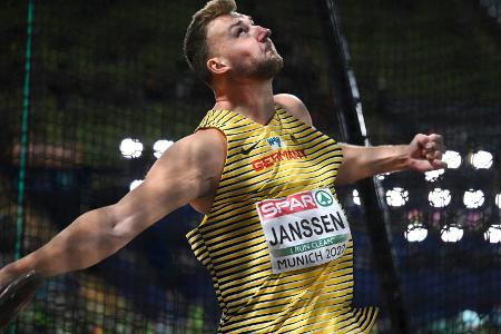Diskus: Janssen als einziger DLV-Starter im WM-Finale