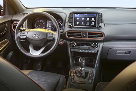 Hyundai Kona 1.0 T-GDI, Interieur