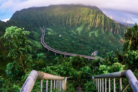 Haiku Stairs auf Hawaii