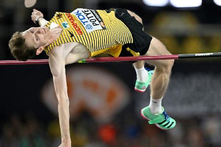 Hochsprung: Potye verpasst als Fünfter knapp eine Medaille