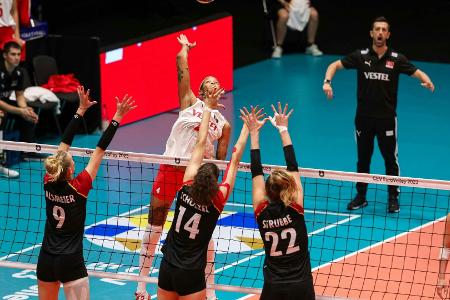 Keine Sensation: Volleyballerinnen verlieren gegen Türkei