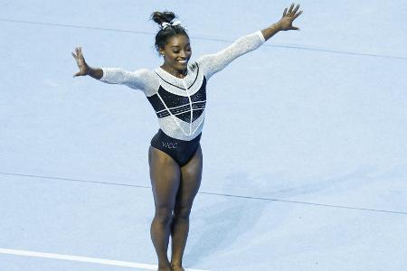 Kunstturnen: Biles bei US-Meisterschaften auf Rekordjagd