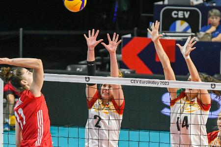 Volleyballerinnen scheitern im EM-Achtelfinale