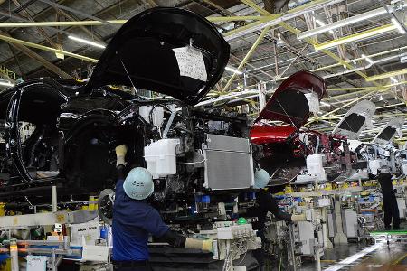 Toyota-Werk Takaoka Produktion Fertigung Harrier